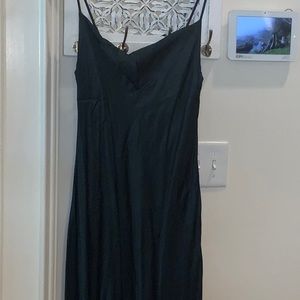 Silky Green Cami Dress (M)